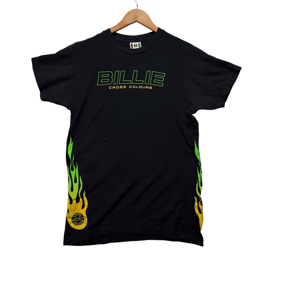 Ya Dig Cross Colours Colors VTG Style Billie Eilish 90s Rasta Men's T Shirt M